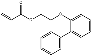 2-Propenoic acid 2-([1,1'-biphenyl]-2-yloxy)ethyl ester Struktur