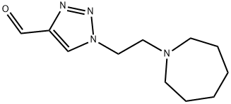 1-(2-(azepan-1-yl)ethyl)-1H-1,2,3-triazole-4-carbaldehyde Structure