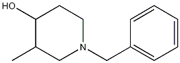 1-ベンジル-3-メチルピペリジン-4-オール 化学構造式