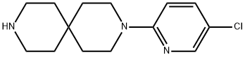 3-(5-chloropyridin-2-yl)-3,9-diazaspiro[5.5]undecane Structure