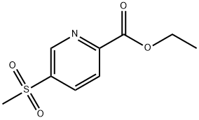 5-甲砜基吡啶-2-甲酸乙酯, 918967-32-5, 结构式