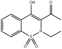 1-(2-ethyl-4-hydroxy-1,1-dioxido-2H-1,2-benzothiazin-3-yl)ethanone