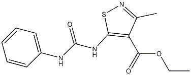 3-메틸-5-(3-페닐우레이도)-4-이소티아졸카르복실산에틸에스테르