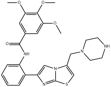 3,4,5-trimethoxy-N-(2-(3-(piperazin-1-ylmethyl)imidazo[2,1-b]thiazol-6-yl)phenyl)benzamide price.
