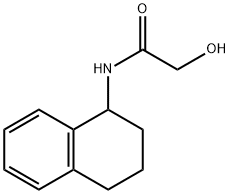2-Hydroxy-N-(1,2,3,4-tetrahydro-1-naphthalenyl)acetamide Struktur