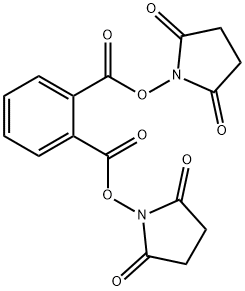 1,2-Benzenedicarboxylic acid 1,2-bis-(2,5-dioxo-1-pyrrolidinyl) ester Struktur