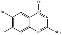 3-AMINO-7-BROMO-6-METHYLBENZO[E][1,2,4]TRIAZINE 1-OXIDE Structure