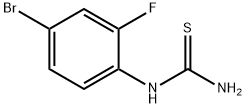 1-(4-Bromo-2-fluorophenyl)thiourea Struktur
