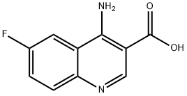 4-Amino-6-fluoroquinoline-3-carboxylic acid Structure