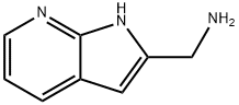 (1H-吡咯并[2,3-B]吡啶-2-基)甲胺,933691-76-0,结构式
