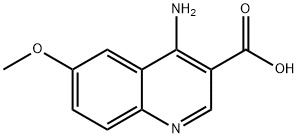 4-Amino-6-methoxyquinoline-3-carboxylic acid,933710-66-8,结构式