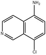 8-chloroisoquinolin-5-amine Struktur