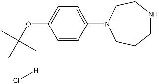 1-(4-tert-Butoxyphenyl)homopiperazine monohydrochloride Structure