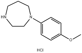 1-(4-Methoxyphenyl)homopiperazine monohydrochloride, 98% Structure