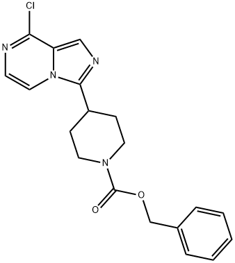 benzyl 4-(8-chloroimidazo[1,5-a]pyrazin-3-yl)piperidine-1-carboxylate Structure