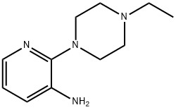 2-(4-ETHYLPIPERAZIN-1-YL)PYRIDIN-3-AMINE, 937603-15-1, 结构式