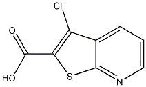 3-Chlorothieno[2,3-b]pyridine-2-carboxylic acid Structure