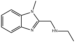 Ethyl-(1-methyl-1H-benzoimidazol-2-ylmethyl)-amine Struktur