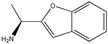 (ALPHAS)-ALPHA-甲基-2-苯并呋喃甲胺 结构式