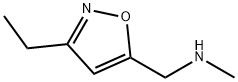 [(3-ethylisoxazol-5-yl)methyl]methylamine Struktur