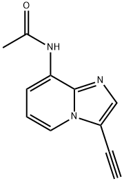 N-(3-Ethynylimidazo[1,2-a]pyridin-8-yl)-acetamide Structure