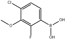 4-Chloro-2-fluoro-3-methoxyphenylboronic acid price.