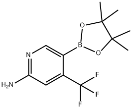 5-(4,4,5,5-tetramethyl-1,3,2-dioxaborolan-2-yl)-4-(trifluoromethyl)pyridin-2-amine