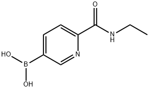 6-(Ethylcarbamoyl)pyridin-3-ylboronic acid, 944794-82-5, 结构式