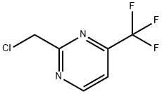 2-(chloromethyl)-4-(trifluoromethyl)pyrimidine Structure