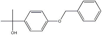 2-(4-(benzyloxy)phenyl)propan-2-ol Struktur
