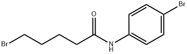 5-Bromopentanoic acid N-(4-bromophenyl)amide,948883-07-6,结构式