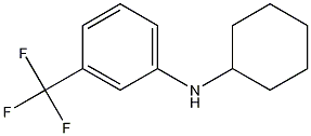 N-cyclohexyl-3-(trifluoromethyl)aniline Structure