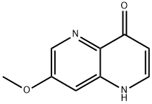 4-Hydroxy-7-methoxy-1,5-naphthyridine Structure