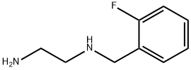 N-(2-氟苄基)乙烷-1,2-二胺 结构式