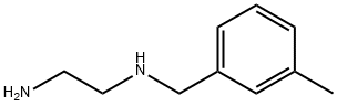N-(3-methylbenzyl)ethane-1,2-diamine Struktur