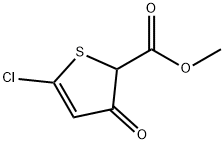 METHYL 5-CHLORO-3-HYDROXYTHIOPHENE-2-CARBOXYLATE Structure