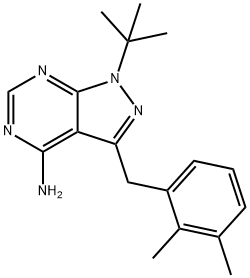 4-Amino-1-tert-butyl-3-(2,3-dimethylbenzyl)pyrazolo[3,4-d]pyrimidine|4-Amino-1-tert-butyl-3-(2,3-dimethylbenzyl)pyrazolo[3,4-d]pyrimidine