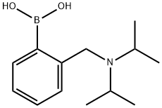 2-((DIISOPROPYLAMINO)METHYL)PHENYLBORONIC ACID,95753-26-7,结构式