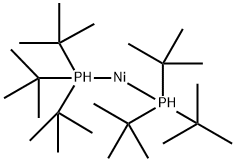 Bis(tri-tert-butylphosphine)Nickel(0) Structure