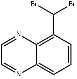 5-(dibromomethyl)quinoxaline Structure