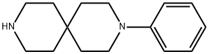 3-phenyl-3,9-diazaspiro[5.5]undecane 化学構造式
