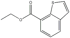 ベンゾ[B]チオフェン-7-カルボン酸エチル 化学構造式