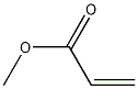 Methyl acrylate 结构式