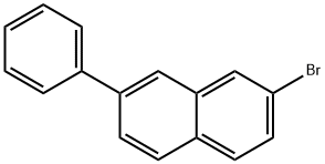 2-Bromo-7-phenylnaphthalene Struktur