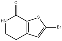 2-BROMO-5,6-DIHYDROTHIENO[2,3-C]PYRIDIN-7(4H)-ONE Structure
