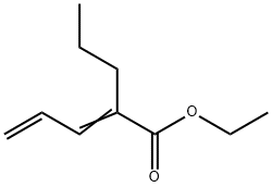 (E/Z)-2-Propyl-2,4-pentadienoic Acid Ethyl Ester 结构式