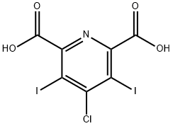 4-Chloro-3,5-diiodopyridine-2-carboxylic acid Struktur