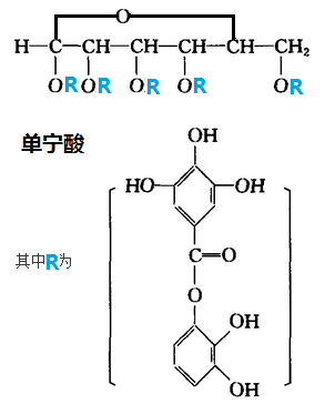 单宁酸结构式图片