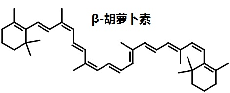 胡萝卜素分子结构图图片