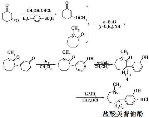 盐酸美普他酚的合成路线